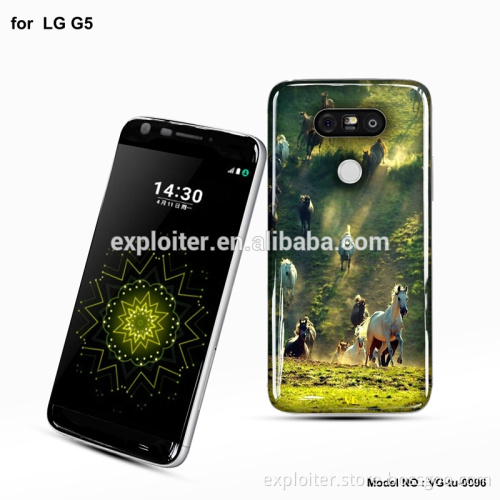 Durable protective epoxy customizable phone cover for LG G5 back cover